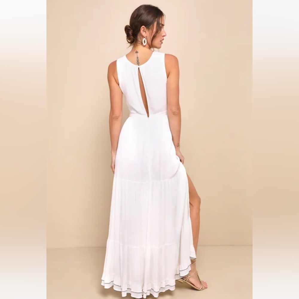 Lulus Embroidered Maxi Dress - Picture 2 of 8